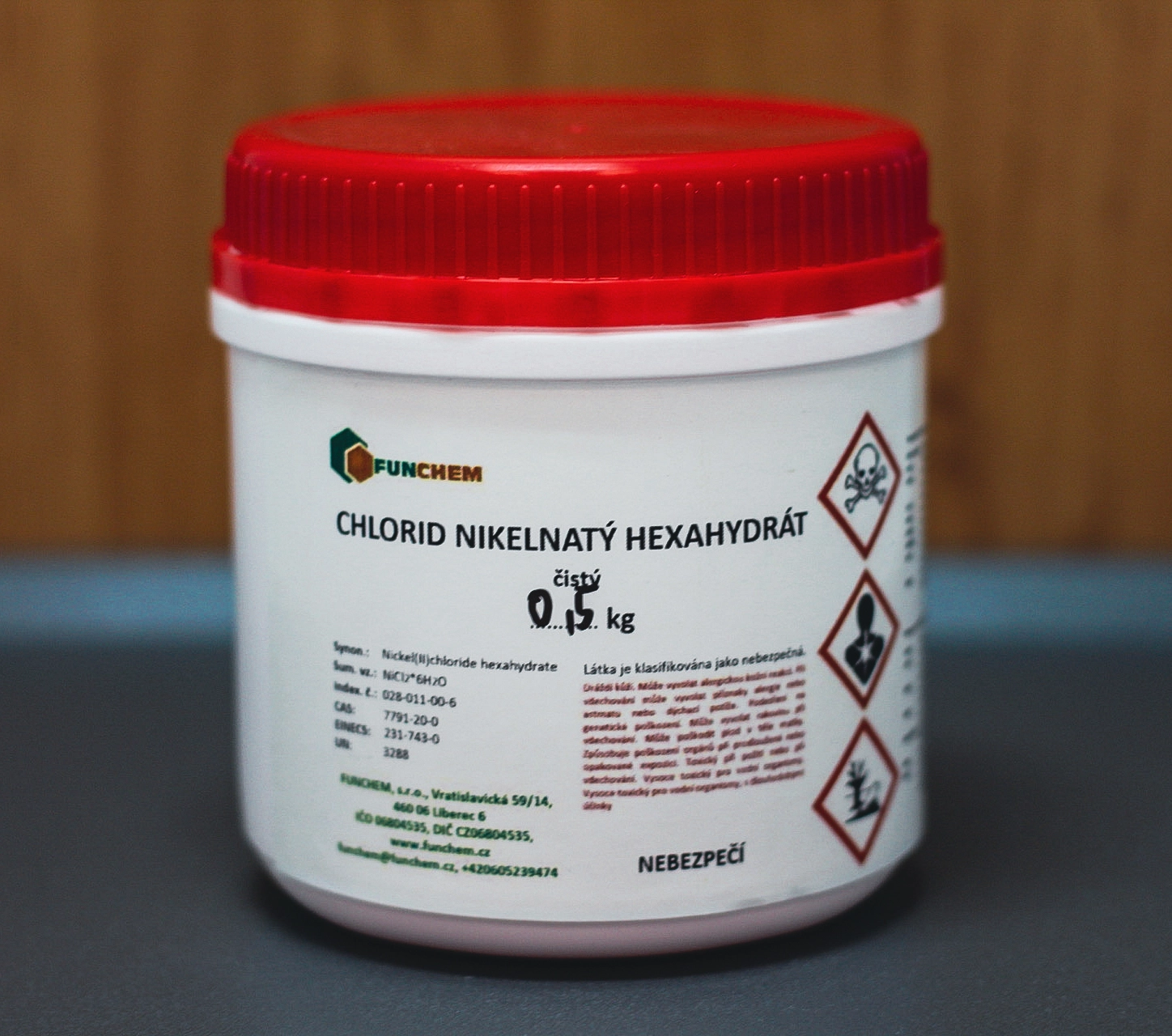 Chlorid nikelnatý hexahydrát 500g