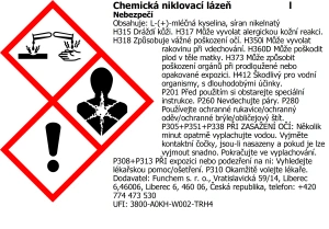 Chemická niklovací lázeň - Niklík